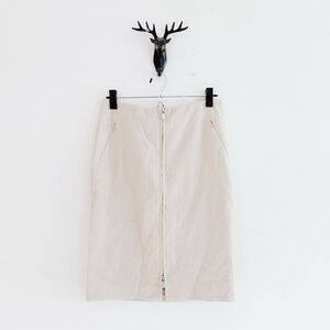 Worth New York Women's Beige Pencil Skirt Size 0 NWT